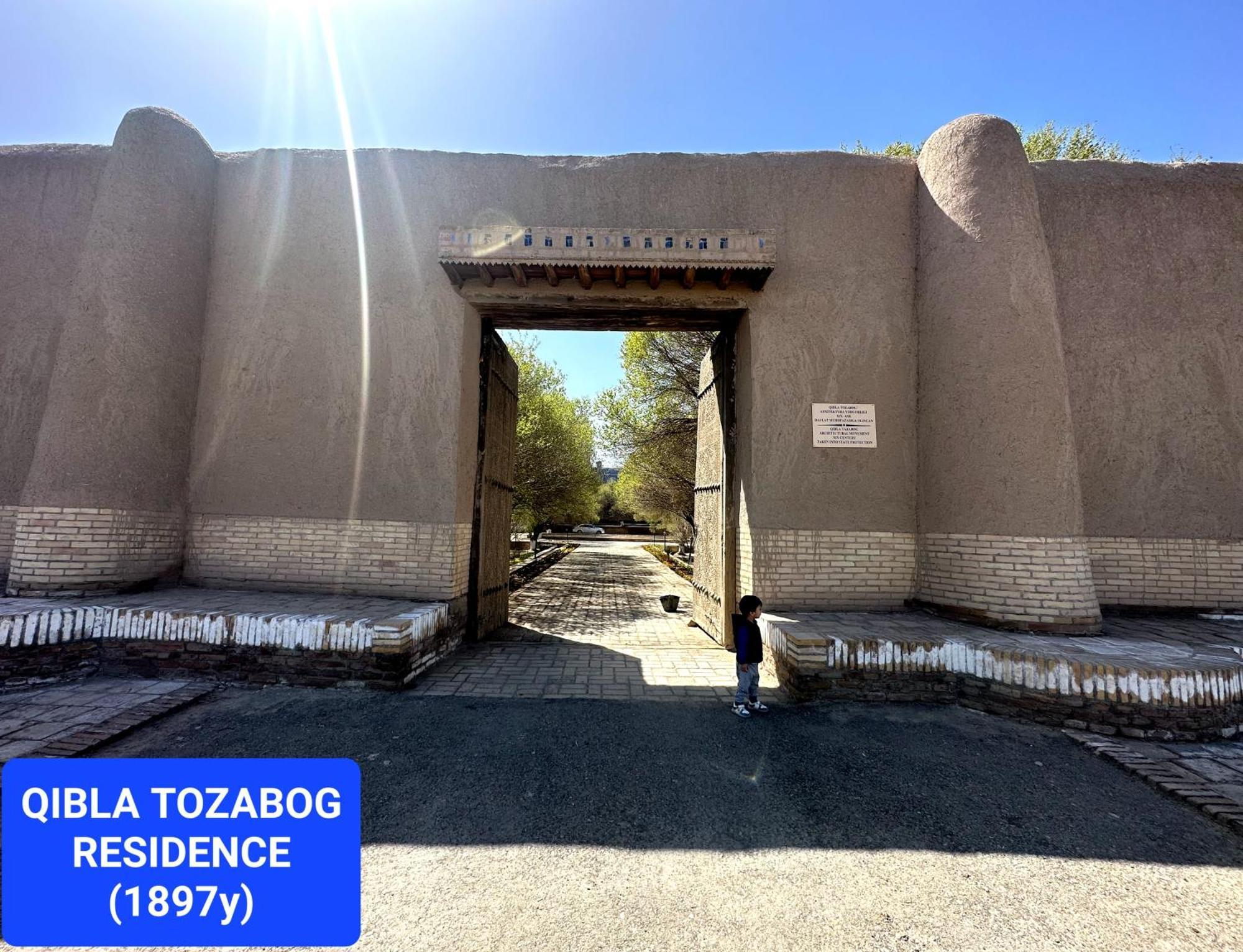 Qibla Tozabog Hotel Khiva Eksteriør billede